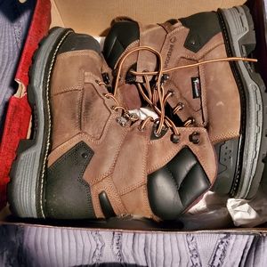 Men's Wolverine 8" Hellcat Heavy Duty Ultraspring Durashocks Composite Toe Boots